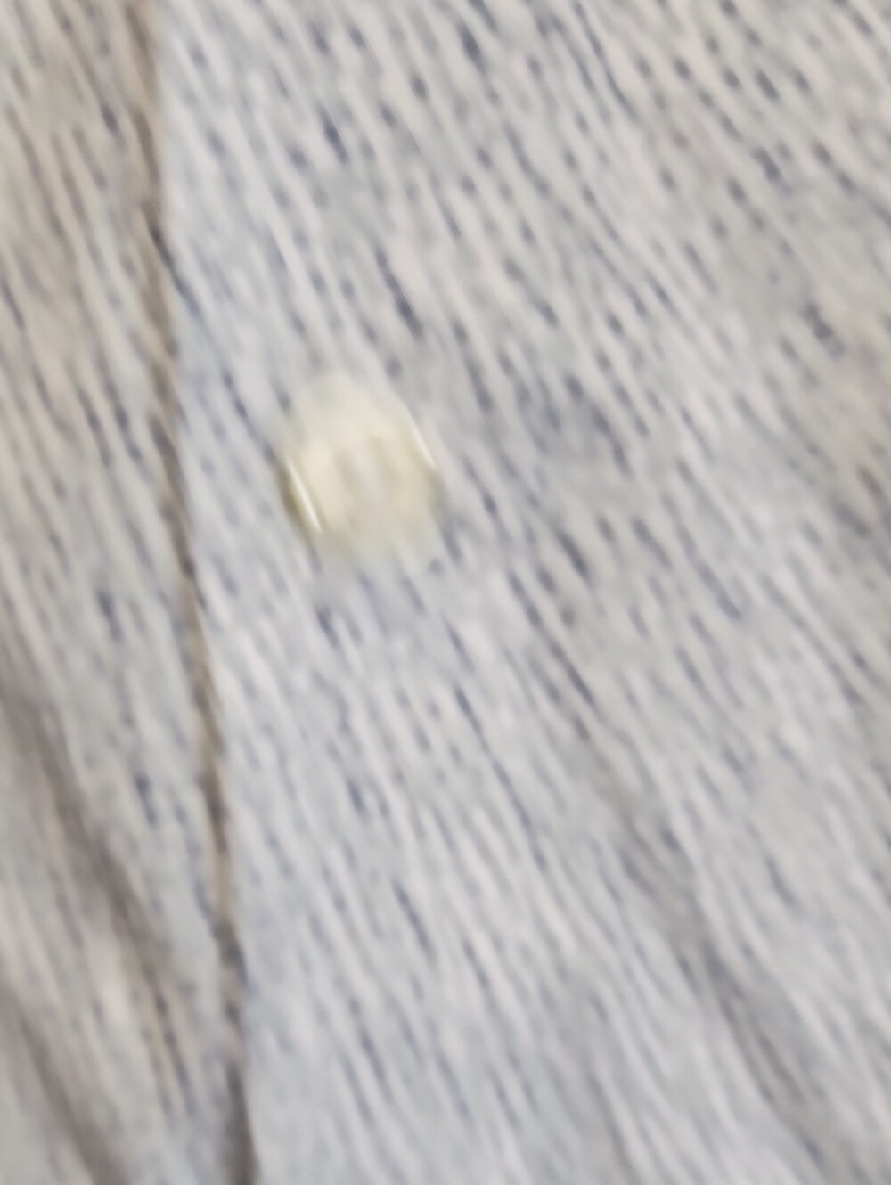 Kenneth Cole Reaction White Shirt with Blue Micro-Pattern - Picture 3 of 7